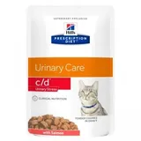 Hill's Prescription Diet Feline c/d Urinary Stress Lachs 12 x 85 g