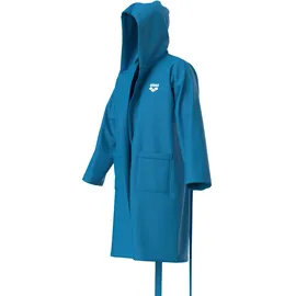 Arena Herren Mantel Compact Microfiber Robe Turquoise-White L