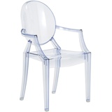 Kartell Lou Ghost Stuhl, hellblau, 2.7 x 37 x 63 cm