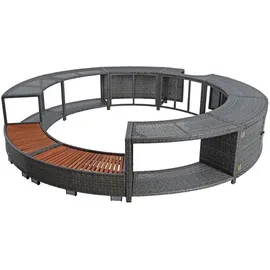 Estexo Whirlpool Umrandung grau 200 cm