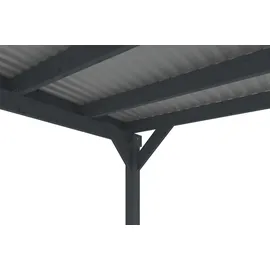 SKANHOLZ Friesland Hybrid Set 11 3,14 x 5,55 m anthrazit inkl. Rück- und Seitenwände