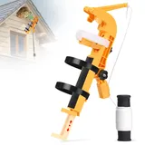 Verbesserte Spraydosen Verlängerungs Adapter für Wespenspray/Hornissen/Bienenspray, Großer Reichweite Sprühdosen Verlängerung für Aerosoldose, Sprühfarbe, Baumscheiben-Fensterreinigungsspray (Gelb)