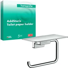 Hansgrohe AddStoris Papierrollenhalter mit Ablage,