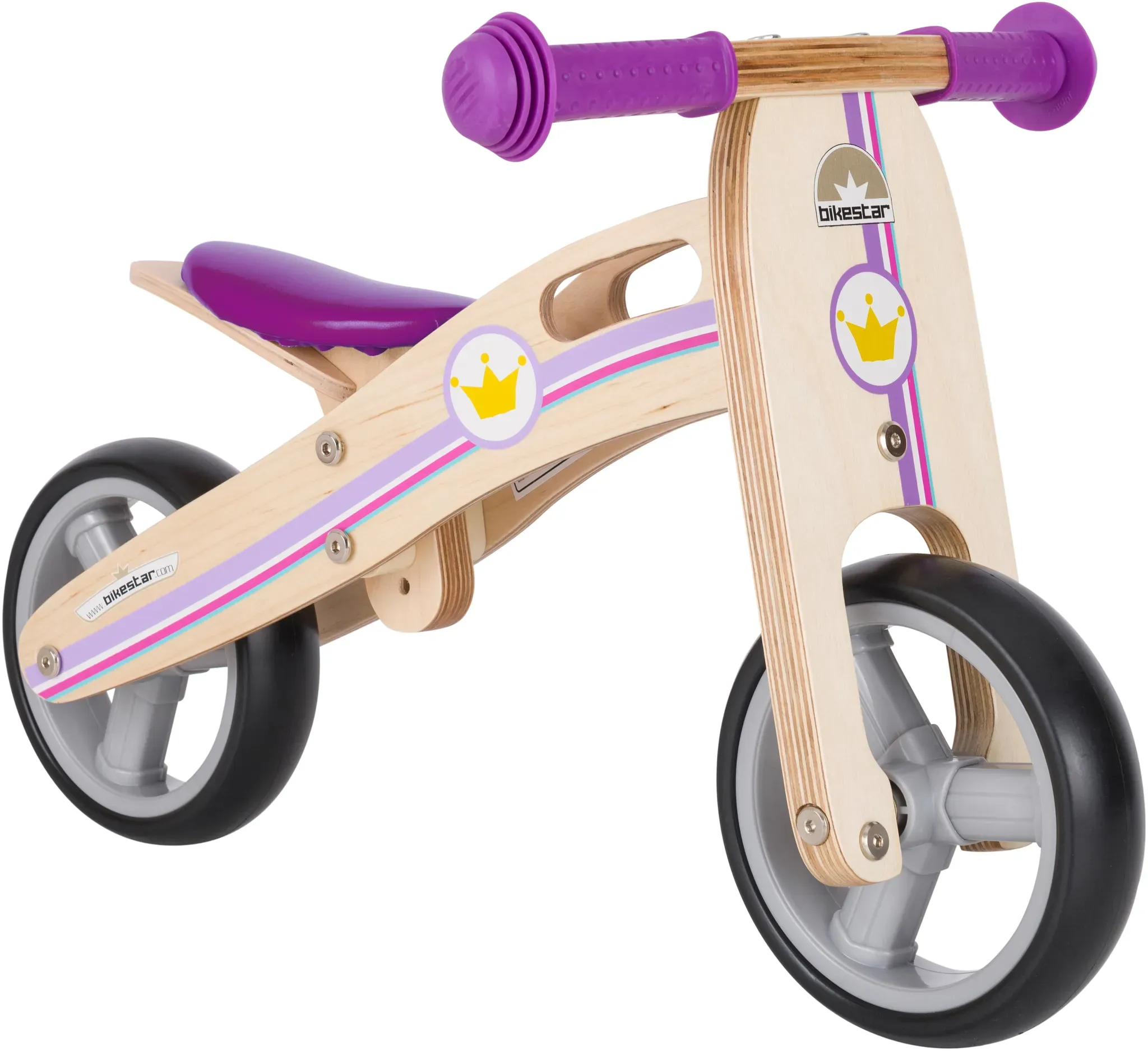 Laufrad BIKESTAR "2-in-1" Laufräder lila Kinder