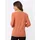 Classic Basics Sieh an! 3/4-Arm-Shirt in papaya-ecru | Gr.: 46