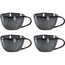 LEONARDO Kaffeetasse 0,29 l Anthrazit 4 St.