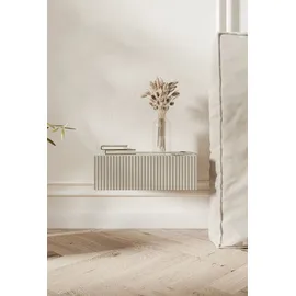 Selsey Veldio - Nachtkonsole mit Schublade, graubeige, 50 cm - Selsey