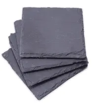 G. Wurm alpina 4er Schiefer Untersetzer Set Tischdeko Raclette Pfännchen Schick