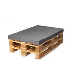 TexDeko Palettenkissen 120 x 80 x 10 cm grau 1 St.