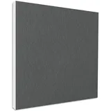 platino24 Akustikpaneele aus Basotect G+ mit Akustikfilz I 1 Stück I 55 x 55 cm I Stilvolles Wandpaneele in Granitgrau I Paneele aus Schaumstoff I Akustikplatten zur Schalldämmung in Büro & Wohnung