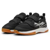Puma Varion II Hallenschuhe mit Klettverschluss Kinder 01 black/cool light gray/gum 32