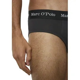Marc O'Polo Essentials Slip schwarz/weiß L 3er Pack