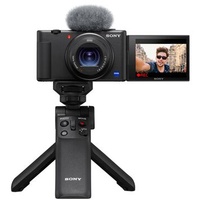 Sony Vlog-Kamera ZV-1 II + Bluetooth-Griff GP-VPT2BT