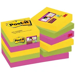 Post-it Haftnotiz Super Sticky 62212SR 48x48mm 12 St./Pack.