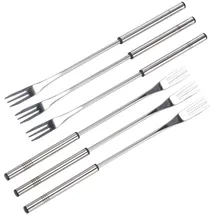 chefware Fonduegabel-Set 26 cm 6 tlg. Edelstahl