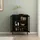 [en.casa] Sideboard Falköping 80 x 101,5 x 40 cm Schwarz