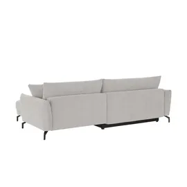 bobb Eckcouch Webstoff 2-Sitzer Grau