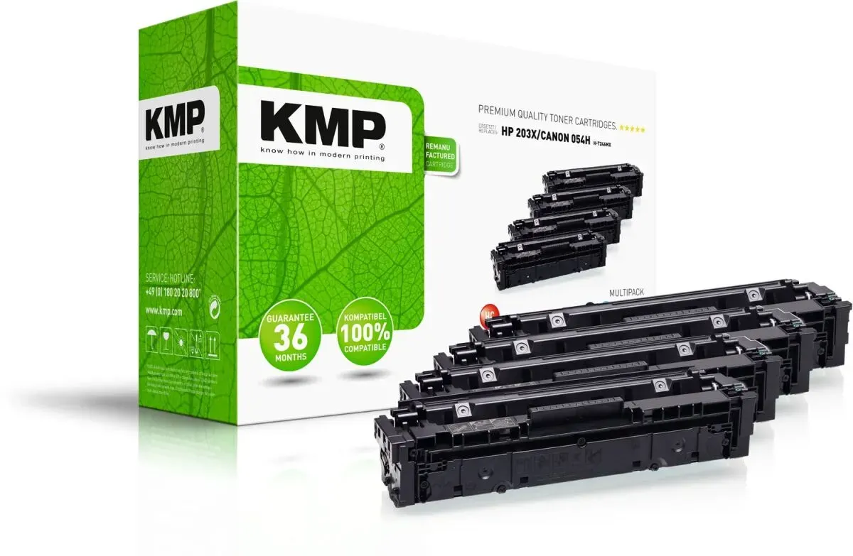 KMP MULTIPACK H-T246VX Tonerkartusche 4 Stück(e) Kompatibel Schwarz