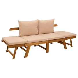 vidaXL 3-in-1 Gartenbank 3-in-1 110 x 60 x 85 cm Beige