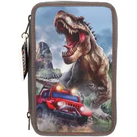 DEPESCHE Dino World 3 Fach Federtasche New World