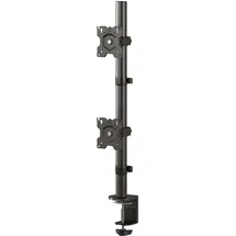 ONKRON doppel Monitorhalterung für 13-34", bis 8 kg, VESA 75x75-100x100, dual Monitor Arm Stand verstellbar Schwarz