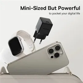 Baseus 30W USB-C Wandladegerät - Schwarz