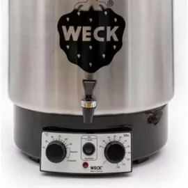 Weck Einkochautomat Edelstahl mit Uhr + Hahn