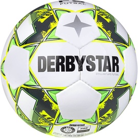 derbystar Brillant APS Fußball weiß/gelb/grau (302003)