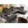 ed exciting design Wohnlandschaft JAKARTA / Schwarz/Grau