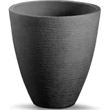 Spetebo Rillentopf L Ø 42 x 42 cm Anthrazit