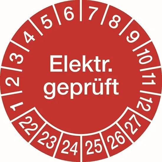 Prüfplaketten 