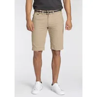 Bruno Banani Chinoshorts inklusive Gürtel Gr. 30 N-Gr, beige, , 36201910-30 N-Gr