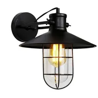 EDM 32103 E27 60w Wandleuchte - Black - One