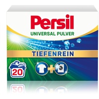 Persil Universal Pulver Tiefenrein Waschmittel (20 Waschladungen), Vollwaschmittel für reine Wäsche und hygienische Frische für die Maschine, effektiv von 20 °C bis 95 °C