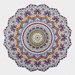 Ursus Diamantenstickerei "Mandala blau"