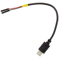 DeLOCK - USB-C (M) bis 2 pin USB Kabel 0,1 USB 2.0-10 cm - Schwarz