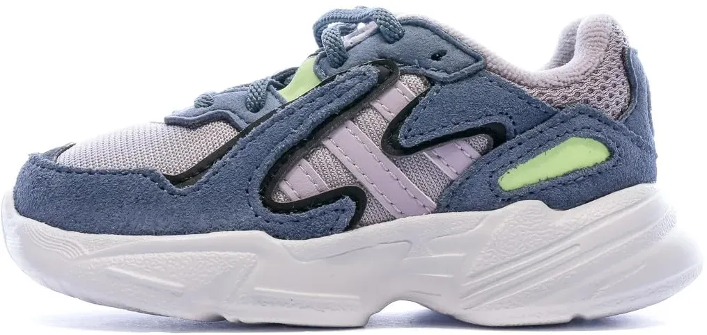 adidas Originals Yung-96 Chasm EL I Babyschuhe Größe 22 Lila Blau Lauflernschuhe Sneaker - 22 EU