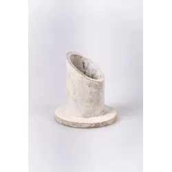 Kerzenleuchter Ø für Kerzen 3 cm, Holz helle Lackierung, rund