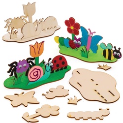 Holzbilder-Bastelsets "Käfer" (pro Set 4) Basteln mit Holz