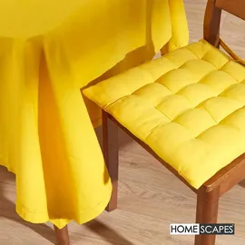 Homescapes Tischdecke Rund 180 cm Gelb