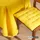 Homescapes Tischdecke Rund 180 cm Gelb