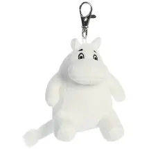 AURORA 12856 - Moomin K, Key Clip, Mumin-Schlüsselanhänger, Plüsch/Metall, ca.9 cm