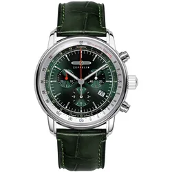 Zeppelin 8888-4 Herrenuhr LZ 14 Marine Chronograph Grün