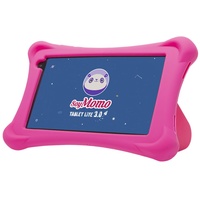 SoyMomo Tablet Lite 3.0 Rosa - Tablet für Kinder mit Kindersteuerung, Erkennung von gefährlichen Inhalten, 7 Zoll Display, 32 GB Speicher, 2 GB RAM, Klassemodus, Kamera, 3000 mAh, Silikonhülle