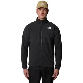 The North Face Glacier Fleece Mit Durchgehendem Reißverschluss - Asphalt Grey / Asphalt Grey / TNF Black - M