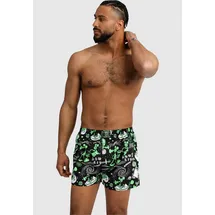 Lousy Livin Boxershorts OuterSpace / Schwarz / Lila S 2er Pack