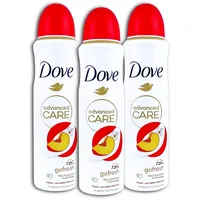 Dove Advanced Care Go Fresh Deo Spray Pfirsich Weiße Blüte 6 x 150 ml