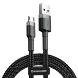 Baseus Cafule Cable - Double SIDE USB A, Usb C, USB 2.0, Schwarz