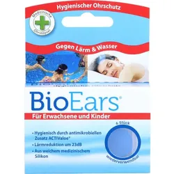 BIOEARS Silikon Ohrstöpsel antimikrobielle 6 St.