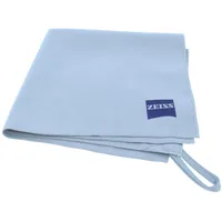 ZEISS Brillenputztuch - Optiker-Werkstatttuch aus Mikrofaser (37x37cm) mit Aufhänger